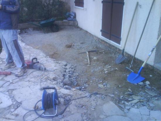Démolition ancien support